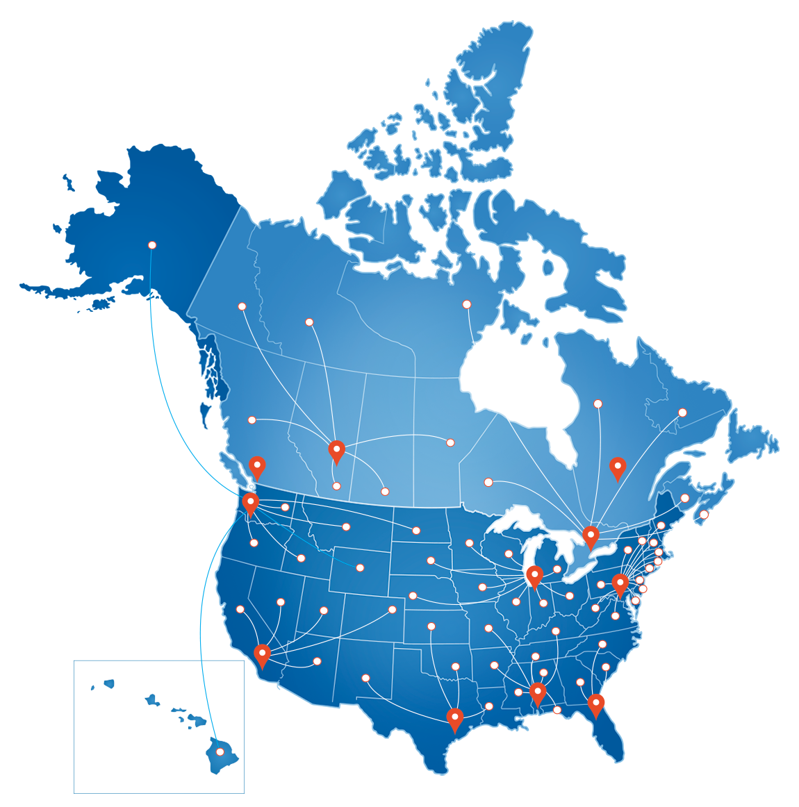 Layher North America Sales & Distribution Network